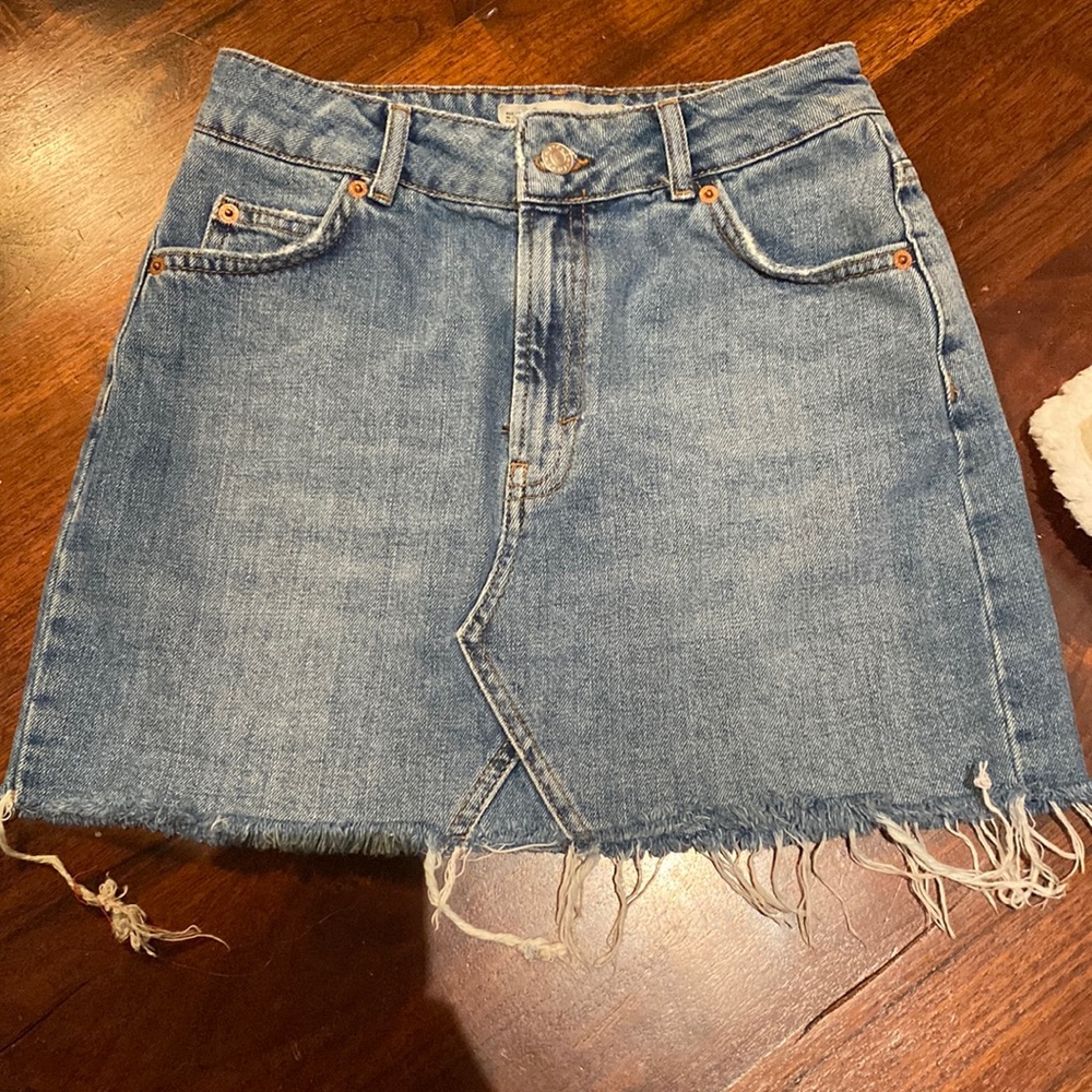 TOPSHOP Jean skirt
